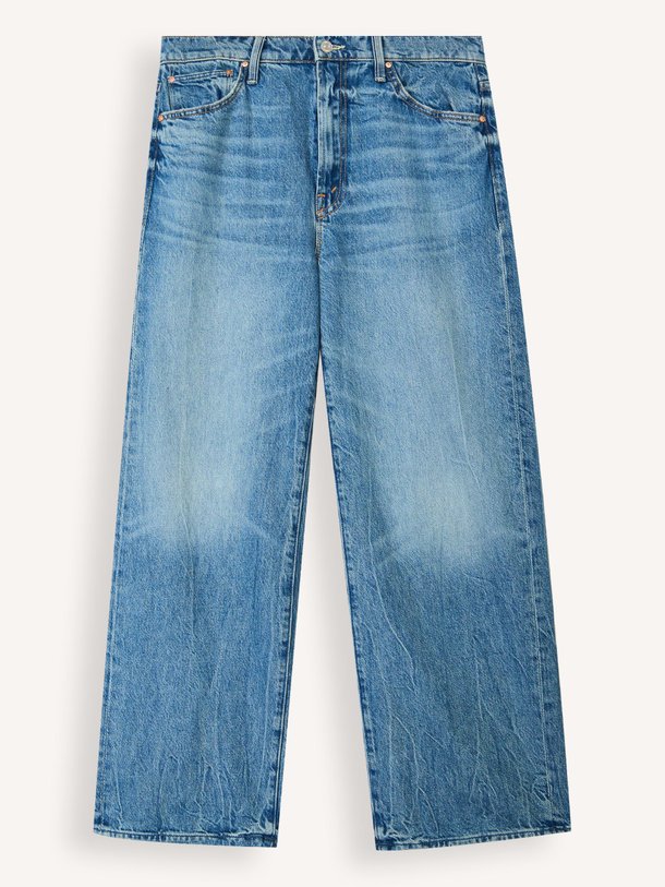 Ontdek de Dodger mid waist straight fit non-stretch jeans van Mother in de kleur Blauw bij Orangebag. Op werkdagen voor 21:45 besteld, morgen in huis.
