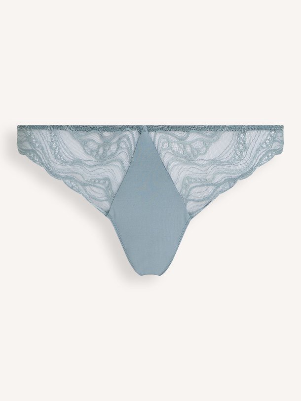 Ontdek de Jersey string met kant van Calvin Klein in de kleur blauwgrijs bij Orangebag. Op werkdagen voor 21:45 besteld, morgen in huis.