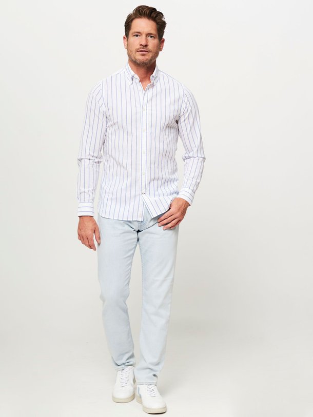 Ontdek de Katoenmix gestreept overhemd van Tommy Hilfiger in de kleur wit bij Orangebag. Op werkdagen voor 21:45 besteld, morgen in huis.