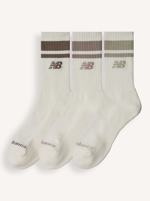 Ontdek de Katoenmix 3-pack logo sokken van New Balance in de kleur bruin bij Orangebag. Op werkdagen voor 21:45 besteld, morgen in huis.