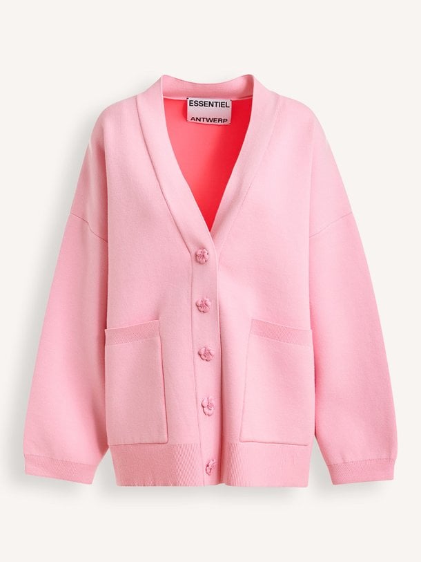 Ontdek de Jomber viscosemix oversized vest van Essentiel Antwerp in de kleur Roze bij Orangebag. Op werkdagen voor 21:45 besteld, morgen in huis.
