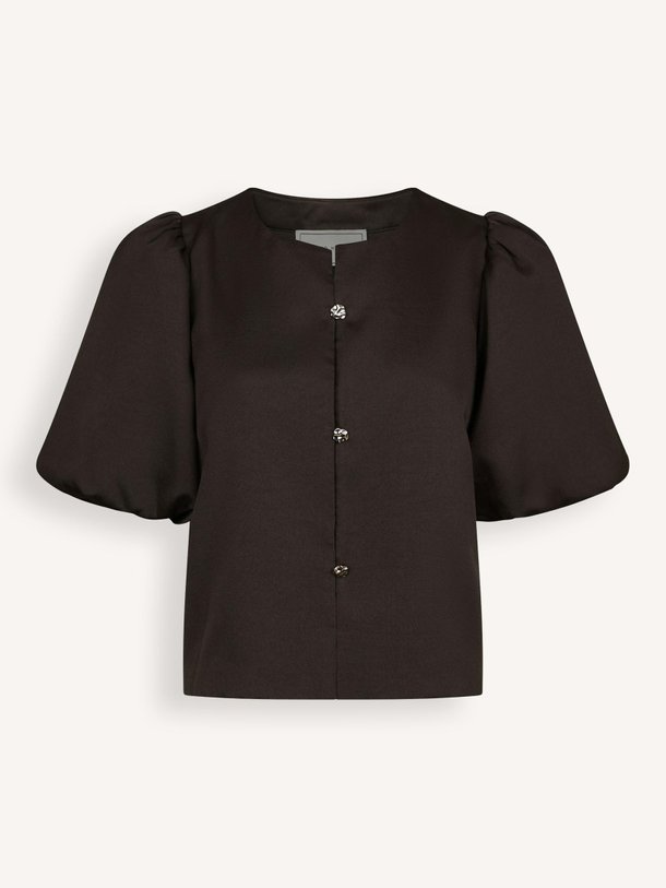 Ontdek de Aisa geweven satijnen blouse van Neo Noir in de kleur Donkerbruin bij Orangebag. Op werkdagen voor 21:45 besteld, morgen in huis.