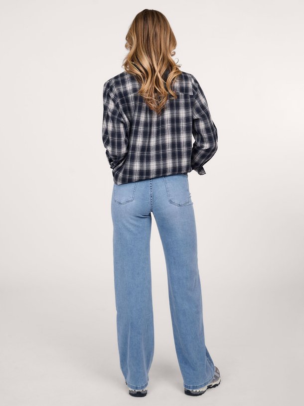 Ontdek de Rosa high waist wide leg stretch jeans van Lois in de kleur blauw bij Orangebag. Op werkdagen voor 21:45 besteld, morgen in huis.