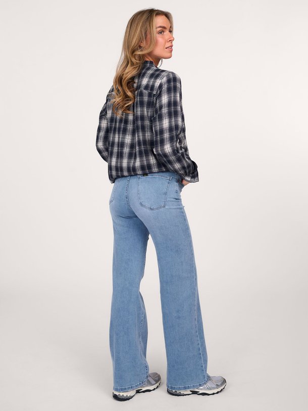 Ontdek de Rosa high waist wide leg stretch jeans van Lois in de kleur blauw bij Orangebag. Op werkdagen voor 21:45 besteld, morgen in huis.
