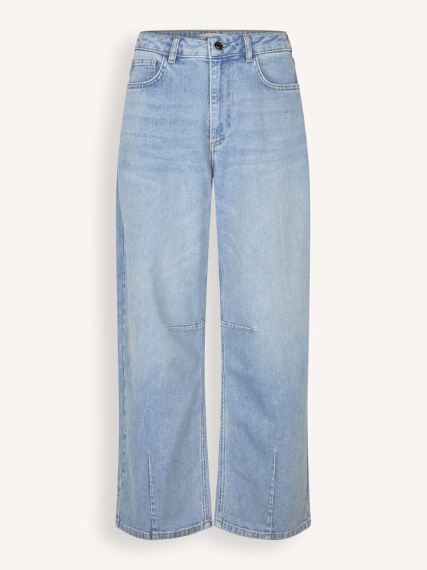 Ontdek de Unji mid waist barrel fit jeans van Modstrom in de kleur Blauw bij Orangebag. Op werkdagen voor 21:45 besteld, morgen in huis.