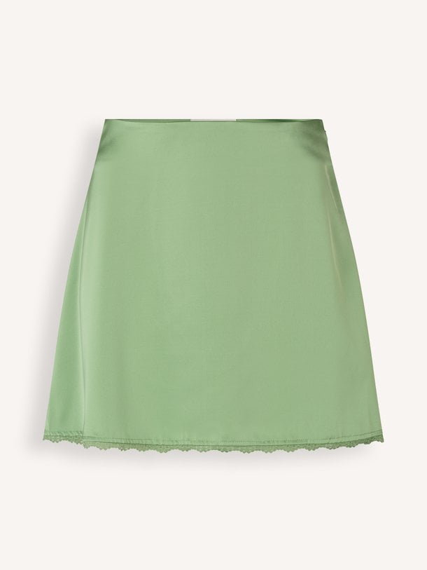 Ontdek de Aija geweven rok met kant van Modstrom in de kleur Groen bij Orangebag. Op werkdagen voor 21:45 besteld, morgen in huis.