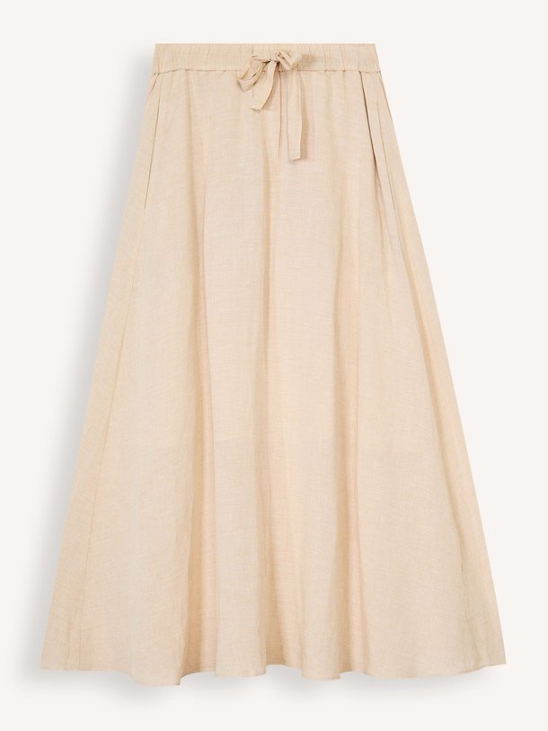 Ontdek de Chris viscose/linnenmix rok van Knit-ted in de kleur Beige bij Orangebag. Op werkdagen voor 21:45 besteld, morgen in huis.