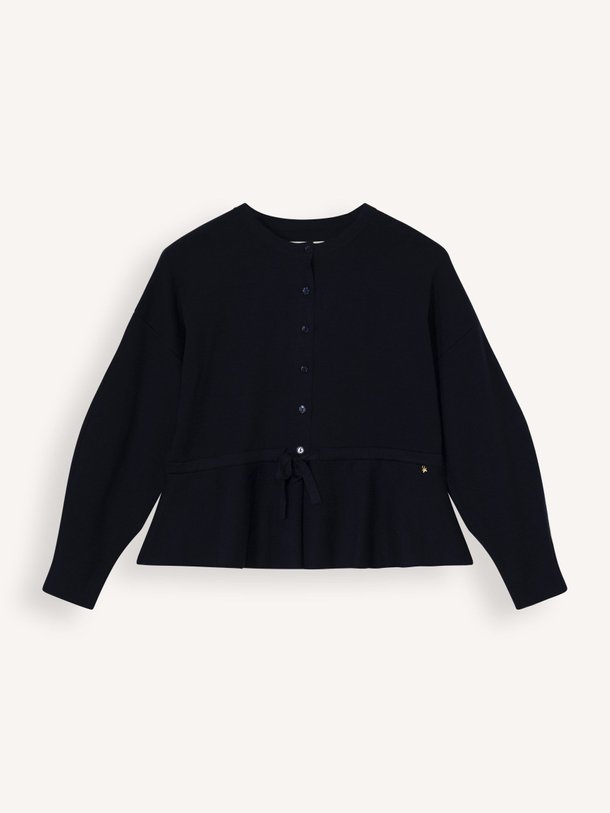 Ontdek de Cashmeremix vest van Des Petits Hauts in de kleur Donkerblauw bij Orangebag. Op werkdagen voor 21:45 besteld, morgen in huis.