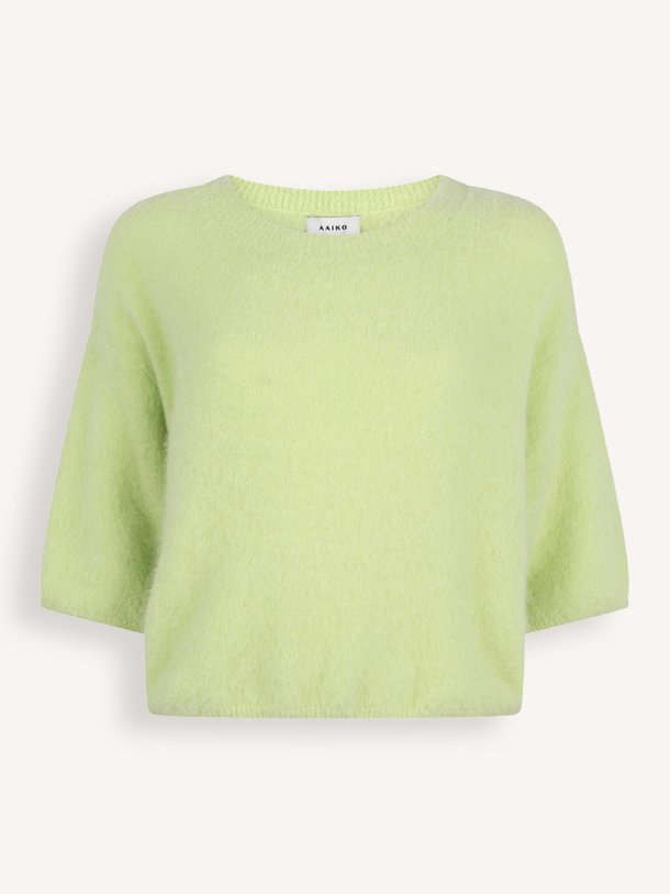Ontdek de Lani alpacamix trui van Aaiko in de kleur Limegroen bij Orangebag. Op werkdagen voor 21:45 besteld, morgen in huis.