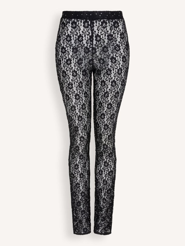 Ontdek de Fellow kanten broek met strass van Dante 6 in de kleur zwart bij Orangebag. Op werkdagen voor 21:45 besteld, morgen in huis.