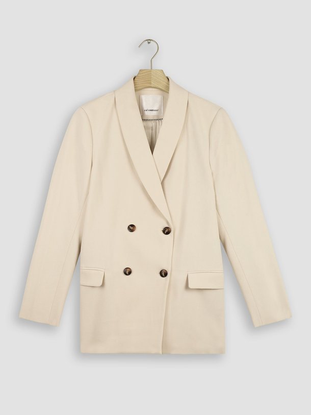 Ontdek de Vola viscosemix oversized blazer van Co'Couture in de kleur ecru bij Orangebag. Op werkdagen voor 21:45 besteld, morgen in huis.