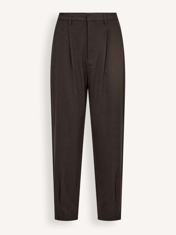 Copenhagen Muse Tailor viscosemix pantalon - Donkerbruin Ontdek de Tailor viscosemix pantalon van Copenhagen Muse in de kleur Donkerbruin bij Orangebag. Op werkdagen voor 21:45 besteld, morgen in huis.