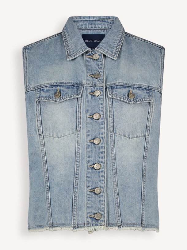 Ontdek de Denim gilet van Summum in de kleur blauw bij Orangebag. Op werkdagen voor 21:45 besteld, morgen in huis.