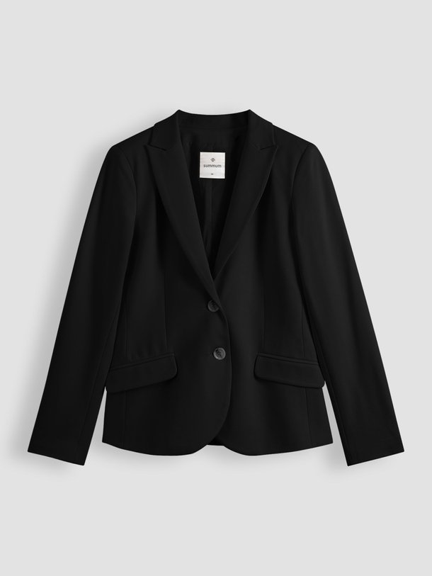 Ontdek de Bari viscosemix stretch blazer van Summum in de kleur zwart bij Orangebag. Op werkdagen voor 21:45 besteld, morgen in huis.