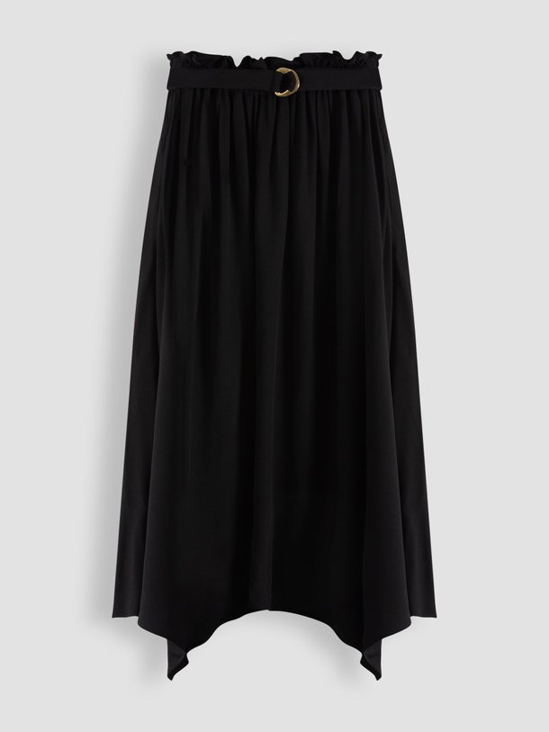 Ontdek de Zeta viscose A-lijn rok van Ulla Johnson in de kleur zwart bij Orangebag. Op werkdagen voor 21:45 besteld, morgen in huis.