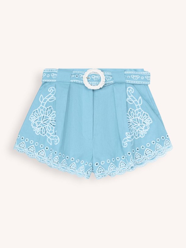 Ontdek de Linnen short van Farm Rio in de kleur Blauw bij Orangebag. Op werkdagen voor 21:45 besteld, morgen in huis.