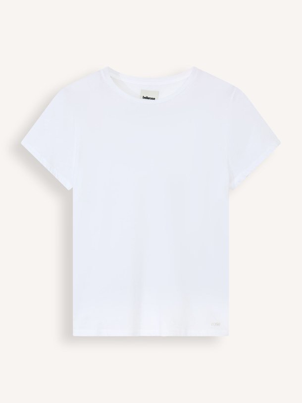 Ontdek de Covi katoenen T-shirt van Bellerose in de kleur wit bij Orangebag. Op werkdagen voor 21:45 besteld, morgen in huis.