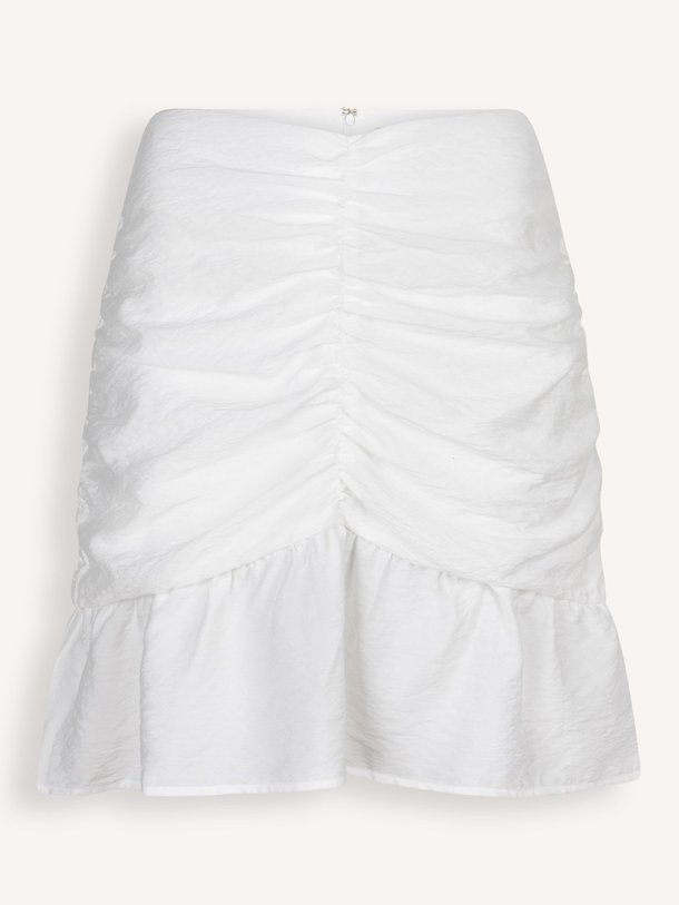 Ontdek de Krissy mini rok met ruches van Dante 6 in de kleur wit bij Orangebag. Op werkdagen voor 21:45 besteld, morgen in huis.