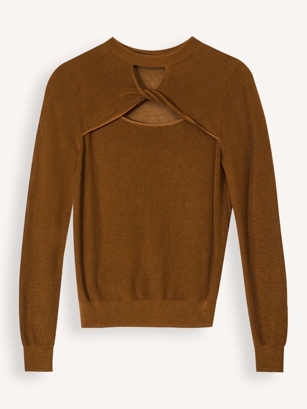 Ontdek de Aurino katoenen trui van Sessun in de kleur Brons bij Orangebag. Op werkdagen voor 21:45 besteld, morgen in huis.