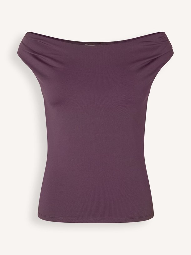 Ontdek de Hima jersey off shoulder top van Modstrom in de kleur Aubergine bij Orangebag. Op werkdagen voor 21:45 besteld, morgen in huis.