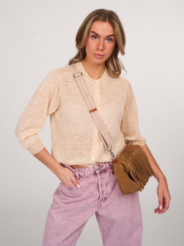 Ontdek de Neeta linnenmix slub vest van Bellerose in de kleur lichtgeel bij Orangebag. Op werkdagen voor 21:45 besteld, morgen in huis.