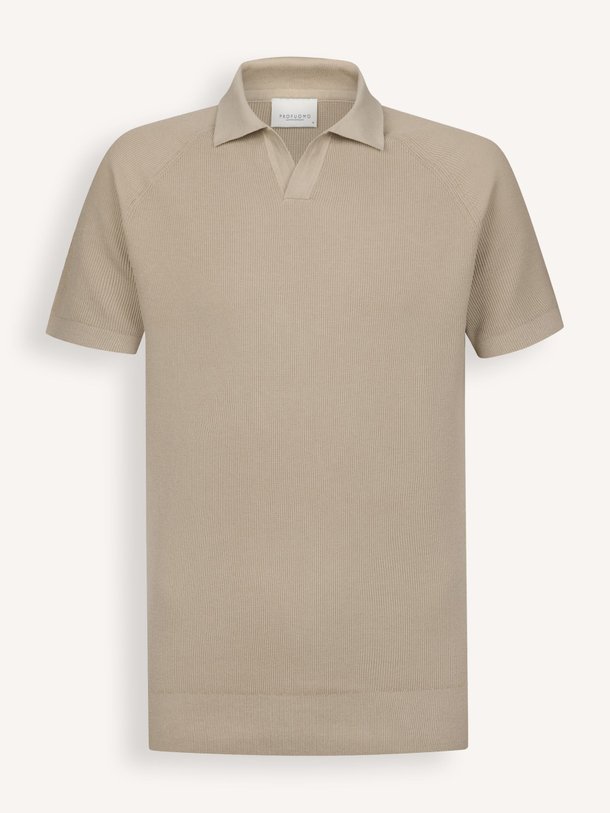 Ontdek de Katoenen polo van Profuomo in de kleur Beige bij Orangebag. Op werkdagen voor 21:45 besteld, morgen in huis.
