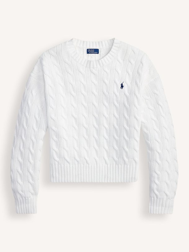 Ontdek de Katoenen kabel trui oversized fit van Ralph Lauren in de kleur Wit bij Orangebag. Op werkdagen voor 21:45 besteld, morgen in huis.