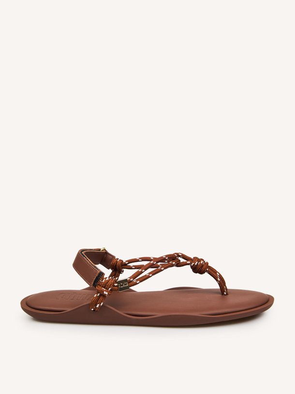 Ontdek de Flo lederen sandalen van Flowze in de kleur Donkerbruin bij Orangebag. Op werkdagen voor 21:45 besteld, morgen in huis.