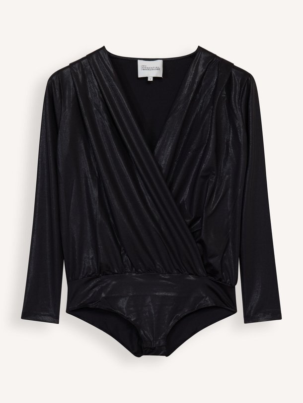 Ontdek de Hiko elastische body met lurex van My Essential Wardrobe in de kleur zwart bij Orangebag. Op werkdagen voor 21:45 besteld, morgen in huis.