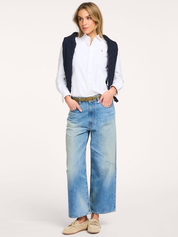 Ontdek de Georgia high waist loose fit jeans van Denimist in de kleur Blauw bij Orangebag. Op werkdagen voor 21:45 besteld, morgen in huis.
