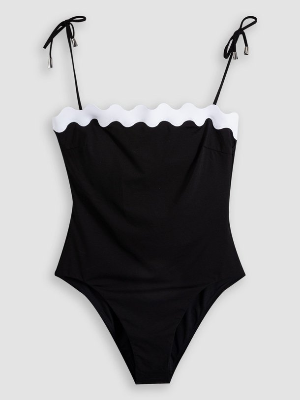 Ontdek de Gia Ric Rac One Piece van Seafolly in de kleur zwart bij Orangebag. Op werkdagen voor 21:45 besteld, morgen in huis.
