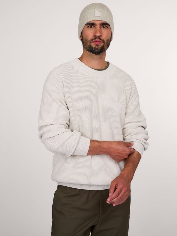 Ontdek de Acircolo katoenen rib trui van Boss in de kleur ecru bij Orangebag. Op werkdagen voor 21:45 besteld, morgen in huis.