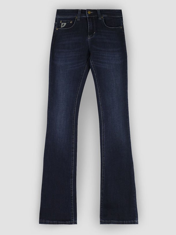 Ontdek de Melrose high waist bootcut jeans van Lois in de kleur donkerblauw bij Orangebag. Op werkdagen voor 21:45 besteld, morgen in huis.