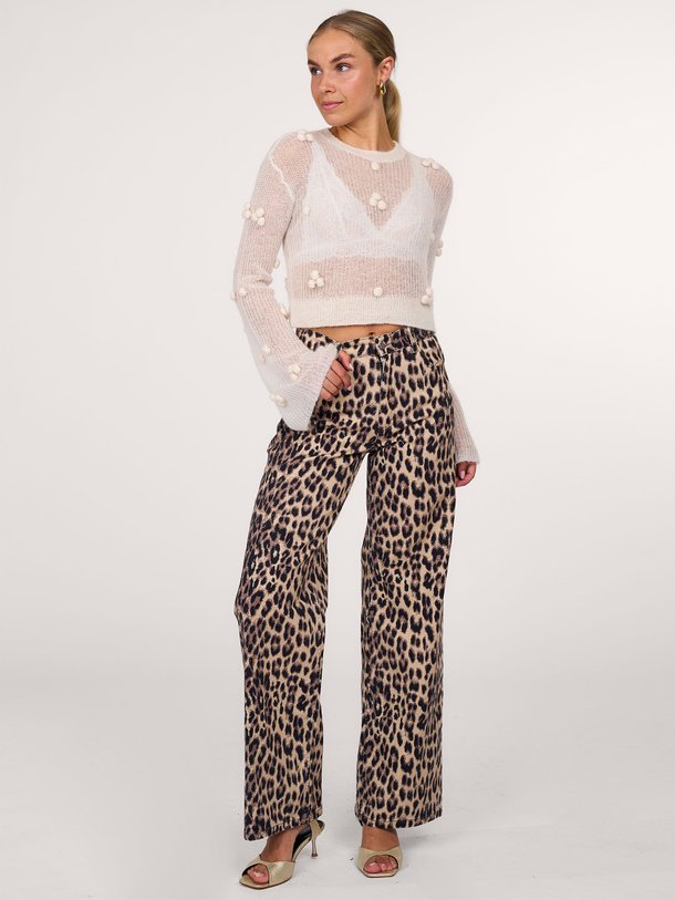 Ontdek de Nicette high waist loose fit leopard jeans van Baum und Pferdgarten in de kleur camel bij Orangebag. Op werkdagen voor 21:45 besteld, morgen in huis.