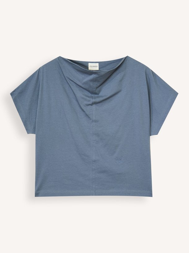 Ontdek de Organic cotton top van Closed in de kleur Blauwgrijs bij Orangebag. Op werkdagen voor 21:45 besteld, morgen in huis.
