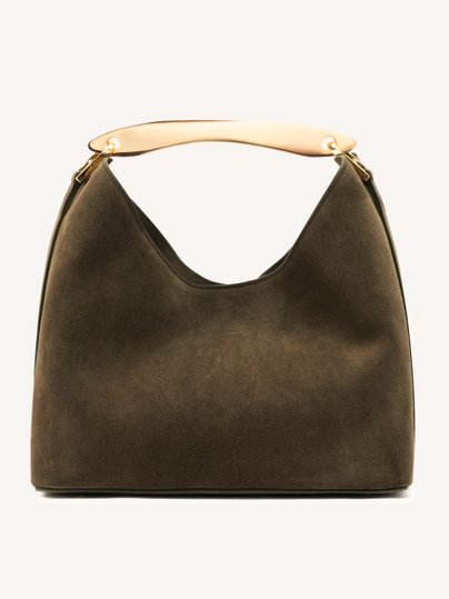 Elleme Suède handtas - Donkergroen Ontdek de Suède handtas van Elleme bij Orangebag. Op werkdagen voor 21:45 besteld, morgen in huis.