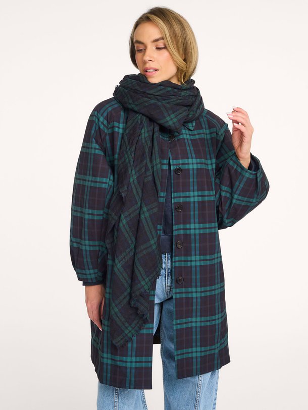 Ontdek de Shiki wollen geruite sjaal van Bellerose in de kleur Groen bij Orangebag. Op werkdagen voor 21:45 besteld, morgen in huis.