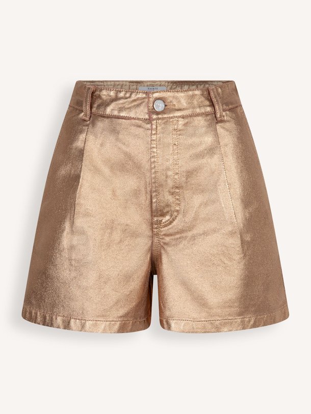 Ontdek de Veralyn katoenen metallic short van Dante 6 in de kleur brons bij Orangebag. Op werkdagen voor 21:45 besteld, morgen in huis.