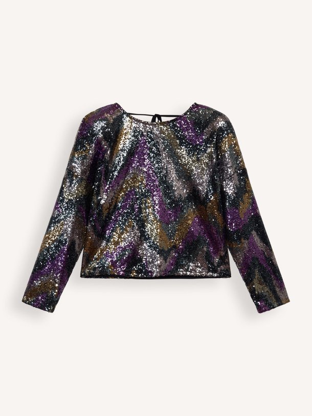 Ontdek de Daboum geweven top met pailletten van Louizon in de kleur paars bij Orangebag. Op werkdagen voor 21:45 besteld, morgen in huis.