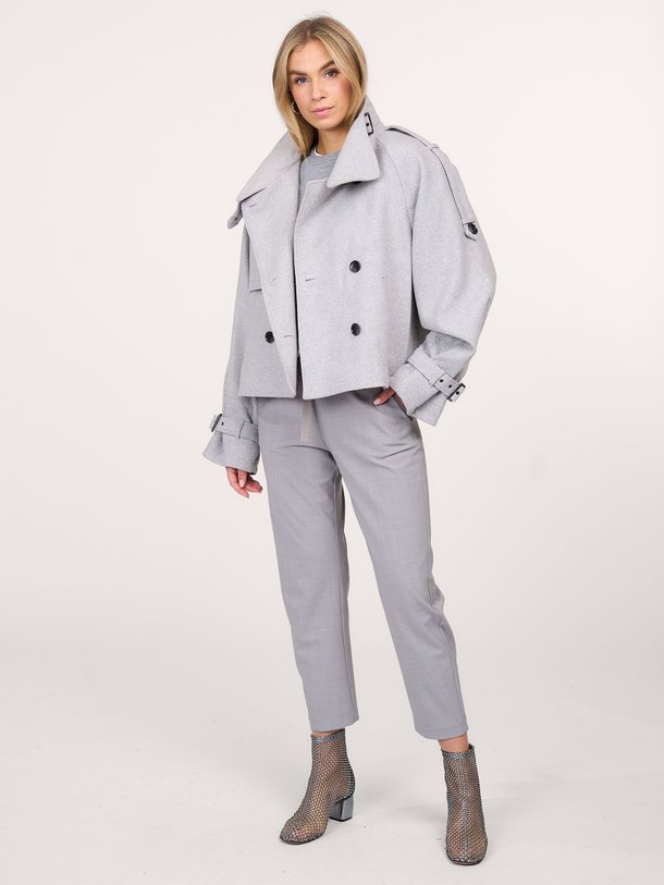 Ontdek de Wolmix broek van Semicouture in de kleur grijs bij Orangebag. Op werkdagen voor 21:45 besteld, morgen in huis.