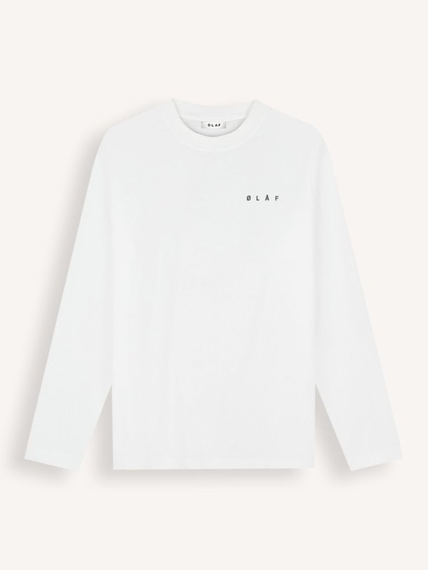 Ontdek de Organic cotton longsleeve met print van OLAF in de kleur Wit bij Orangebag. Op werkdagen voor 21:45 besteld, morgen in huis.