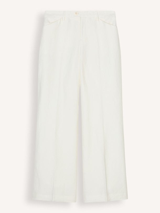 Ontdek de Flye linnen/viscosemix broek van Closed in de kleur Off-white bij Orangebag. Op werkdagen voor 21:45 besteld, morgen in huis.