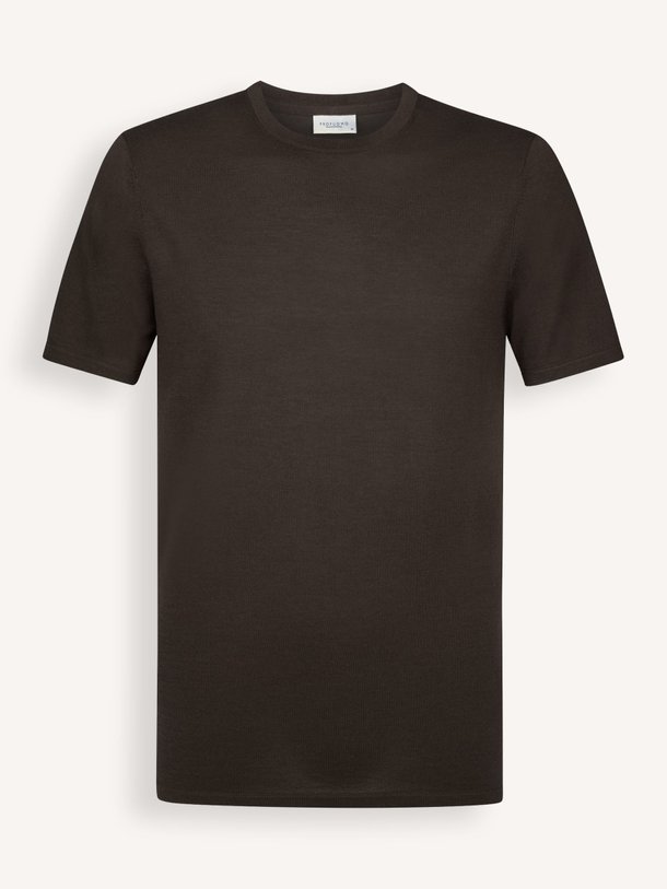 Ontdek de Lyocellmix T-shirt van Profuomo in de kleur Donkerbruin bij Orangebag. Op werkdagen voor 21:45 besteld, morgen in huis.