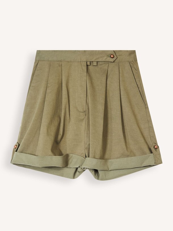 Ontdek de Moonrise katoenmix short van Sessun in de kleur Groen bij Orangebag. Op werkdagen voor 21:45 besteld, morgen in huis.