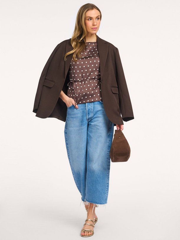 Ontdek de Nassa geweven top van Neo Noir in de kleur Bruin bij Orangebag. Op werkdagen voor 21:45 besteld, morgen in huis.