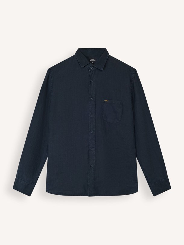 Ontdek de Lucas linnen blouse van Lois in de kleur Donkerblauw bij Orangebag. Op werkdagen voor 21:45 besteld, morgen in huis.