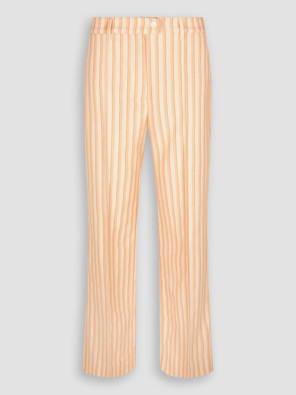 Ontdek de Encana katoen/wolmix broek met dessin van Second Female in de kleur abrikoos bij Orangebag. Op werkdagen voor 21:45 besteld, morgen in huis.