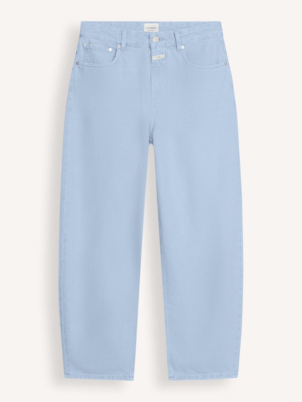 Ontdek de Jazzie mid waist barrel fit non-stretch jeans van Closed in de kleur Lichtblauw bij Orangebag. Op werkdagen voor 21:45 besteld, morgen in huis.