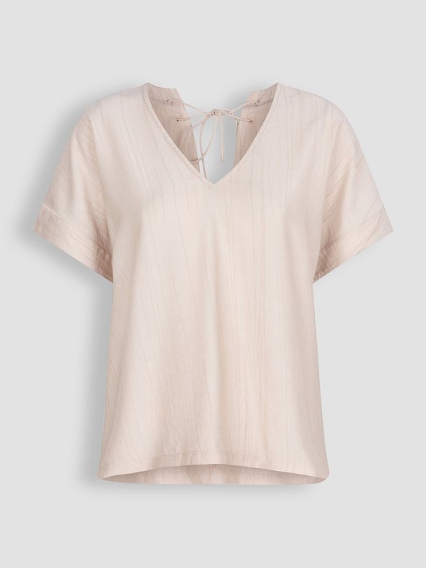 Ontdek de Edine viscosemix top met structuur van Dante 6 in de kleur zand bij Orangebag. Op werkdagen voor 21:45 besteld, morgen in huis.