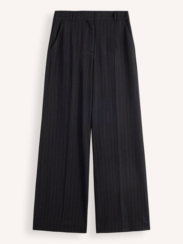 Ontdek de Anik viscosemix gestreepte broek van La Fee Maraboutee in de kleur zwart bij Orangebag. Op werkdagen voor 21:45 besteld, morgen in huis.